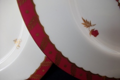 ROYAL WORCESTER GEORGIAN RED- DINNER  PLATE   .....  https://www.jaapiesfinechinastore.com