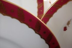 ROYAL WORCESTER GEORGIAN RED- DINNER  PLATE   .....  http://jaapiesfinechinastore.com