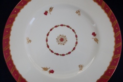 ROYAL WORCESTER GEORGIAN RED- DINNER  PLATE   .....  https://www.jaapiesfinechinastore.com