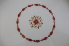 ROYAL WORCESTER GEORGIAN RED- DINNER  PLATE   .....  http://jaapiesfinechinastore.com
