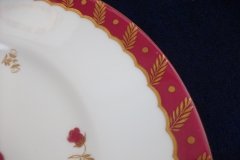 ROYAL WORCESTER GEORGIAN RED- DINNER  PLATE   .....  http://jaapiesfinechinastore.com