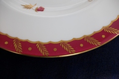 ROYAL WORCESTER GEORGIAN RED- DINNER  PLATE   .....  https://www.jaapiesfinechinastore.com