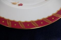ROYAL WORCESTER GEORGIAN RED- DINNER  PLATE   .....  http://jaapiesfinechinastore.com