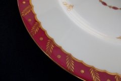 ROYAL WORCESTER GEORGIAN RED- DINNER  PLATE   .....  http://jaapiesfinechinastore.com