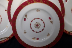 ROYAL WORCESTER GEORGIAN RED- SALAD  PLATE   .....  https://www.jaapiesfinechinastore.com