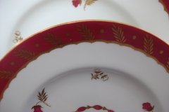 ROYAL WORCESTER GEORGIAN RED- SALAD  PLATE   .....  http://jaapiesfinechinastore.com