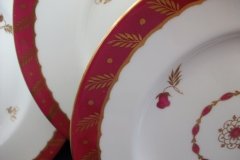 ROYAL WORCESTER GEORGIAN RED- SALAD  PLATE   .....  http://jaapiesfinechinastore.com