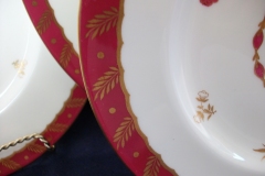 ROYAL WORCESTER GEORGIAN RED- SALAD  PLATE   .....  https://www.jaapiesfinechinastore.com