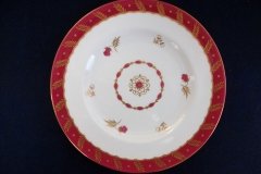 ROYAL WORCESTER GEORGIAN RED- SALAD  PLATE   .....  http://jaapiesfinechinastore.com