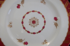 ROYAL WORCESTER GEORGIAN RED- SALAD  PLATE   .....  https://www.jaapiesfinechinastore.com