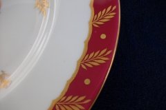ROYAL WORCESTER GEORGIAN RED- SALAD  PLATE   .....  http://jaapiesfinechinastore.com