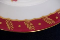 ROYAL WORCESTER GEORGIAN RED- SALAD  PLATE   .....  http://jaapiesfinechinastore.com