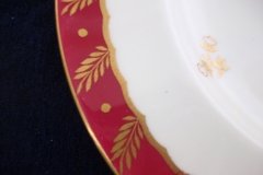 ROYAL WORCESTER GEORGIAN RED- SALAD  PLATE   .....  http://jaapiesfinechinastore.com