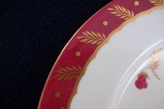 ROYAL WORCESTER GEORGIAN RED- SALAD  PLATE   .....  http://jaapiesfinechinastore.com