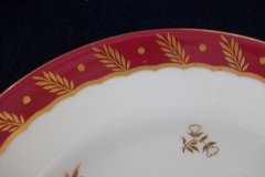 ROYAL WORCESTER GEORGIAN RED- SALAD  PLATE   .....  http://jaapiesfinechinastore.com