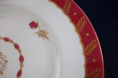 ROYAL WORCESTER GEORGIAN RED- SALAD  PLATE   .....  http://jaapiesfinechinastore.com