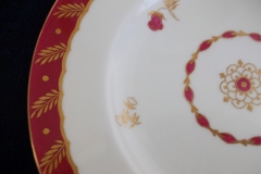 ROYAL WORCESTER GEORGIAN RED- SALAD  PLATE   .....  https://www.jaapiesfinechinastore.com