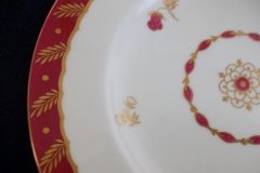 ROYAL WORCESTER GEORGIAN RED- SALAD  PLATE   .....  http://jaapiesfinechinastore.com