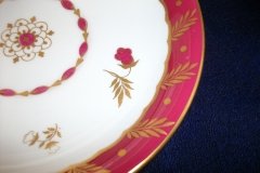 ROYAL WORCESTER GEORGIAN RED- SOUP BOWL & SAUCER   .....  http://jaapiesfinechinastore.com