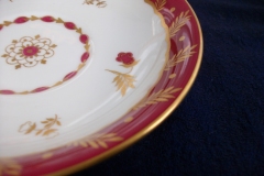 ROYAL WORCESTER GEORGIAN RED- SOUP BOWL & SAUCER   .....  https://www.jaapiesfinechinastore.com