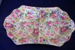 ROYAL WINTON SUMMERTIME- 2 PART RELISH DISH (STAFFORD)  ..... http://jaapiesfinechinastore.com