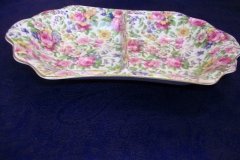 ROYAL WINTON SUMMERTIME- 2 PART RELISH DISH (STAFFORD)  ..... http://jaapiesfinechinastore.com