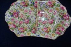 ROYAL WINTON SUMMERTIME- 2 PART RELISH DISH (STAFFORD)  ..... http://jaapiesfinechinastore.com