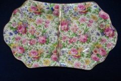 ROYAL WINTON SUMMERTIME- 2 PART RELISH DISH (STAFFORD)  ..... http://jaapiesfinechinastore.com