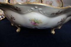 RS PRUSSIA VIERSA ROSES/COBALT- FOOTED BOWL #1   .....   https://www.jaapiesfinechinastore.com