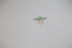 SPODE #Y939 GREEN & GOLD TRIM-  LARGE PLATTER  17  3/4"  ..... http://jaapiesfinechinastore.com
