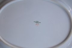 SPODE #Y939 GREEN & GOLD TRIM-  MEDIUM PLATTER  13  1/4"  ..... http://jaapiesfinechinastore.com