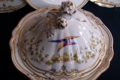 SPODE CHELSEA BIRD Y8555-   COVERED SERVING BOWL  .....   http://jaapiesfinechinastore.com