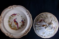 SPODE CHELSEA BIRD Y8555-   COVERED SERVING BOWL  .....   http://jaapiesfinechinastore.com