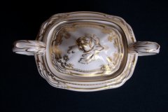 SPODE CHELSEA BIRD Y8555-  COVERED SUGAR BOWL   .....   http://jaapiesfinechinastore.com