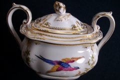 SPODE CHELSEA BIRD Y8555-  COVERED SUGAR BOWL   .....   http://jaapiesfinechinastore.com