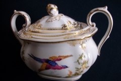 SPODE CHELSEA BIRD Y8555-  COVERED SUGAR BOWL   .....   https://www.jaapiesfinechinastore.com