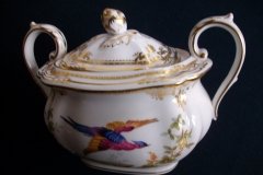 SPODE CHELSEA BIRD Y8555-  COVERED SUGAR BOWL   .....   http://jaapiesfinechinastore.com