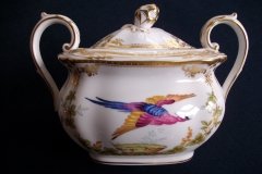 SPODE CHELSEA BIRD Y8555-  COVERED SUGAR BOWL   .....   http://jaapiesfinechinastore.com