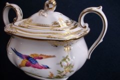 SPODE CHELSEA BIRD Y8555-  COVERED SUGAR BOWL   .....   http://jaapiesfinechinastore.com