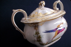 SPODE CHELSEA BIRD Y8555-  COVERED SUGAR BOWL   .....   https://www.jaapiesfinechinastore.com