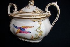 SPODE CHELSEA BIRD Y8555-  COVERED SUGAR BOWL   .....   http://jaapiesfinechinastore.com