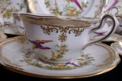 SPODE CHELSEA BIRD Y8555-  CUP & SAUCER   .....   https://www.jaapiesfinechinastore.com