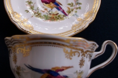 SPODE CHELSEA BIRD Y8555-  CUP & SAUCER   .....   https://www.jaapiesfinechinastore.com