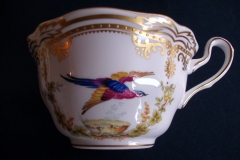 SPODE CHELSEA BIRD Y8555-  CUP & SAUCER   .....   https://www.jaapiesfinechinastore.com