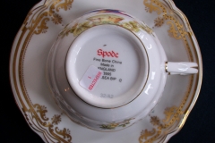 SPODE CHELSEA BIRD Y8555-  CUP & SAUCER   .....   https://www.jaapiesfinechinastore.com