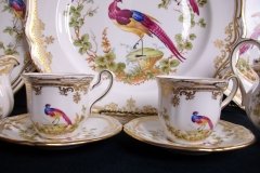 SPODE CHELSEA BIRD Y8555-  DEMI CUP & SAUCER   .....   http://jaapiesfinechinastore.com