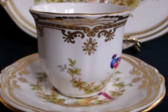 SPODE CHELSEA BIRD Y8555-  DEMI CUP & SAUCER   .....   https://www.jaapiesfinechinastore.com