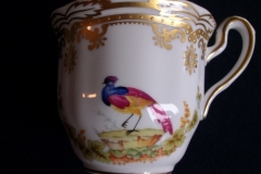 SPODE CHELSEA BIRD- DEMI CUP & SAUCER