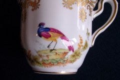 SPODE CHELSEA BIRD Y8555-  DEMI CUP & SAUCER   .....   https://www.jaapiesfinechinastore.com