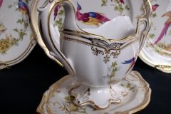 SPODE CHELSEA BIRD Y8555-   GRAVY BOAT & UNDERPLATE  .....   http://jaapiesfinechinastore.com